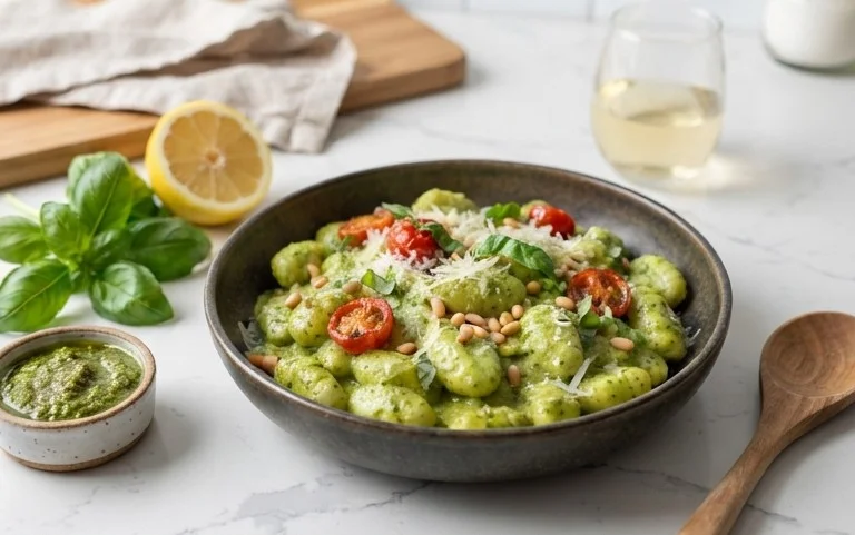 Creamy Pesto Gnocchi