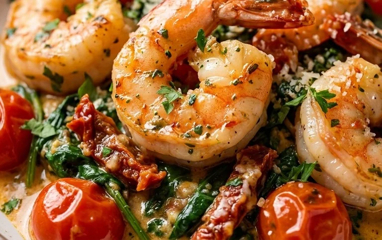 Tuscan Shrimp (One-Pan, 30-Minute Dinner)