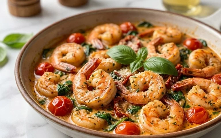 Tuscan Shrimp (One-Pan, 30-Minute Dinner)