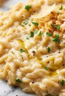Creamy Garlic Parmesan Orzo