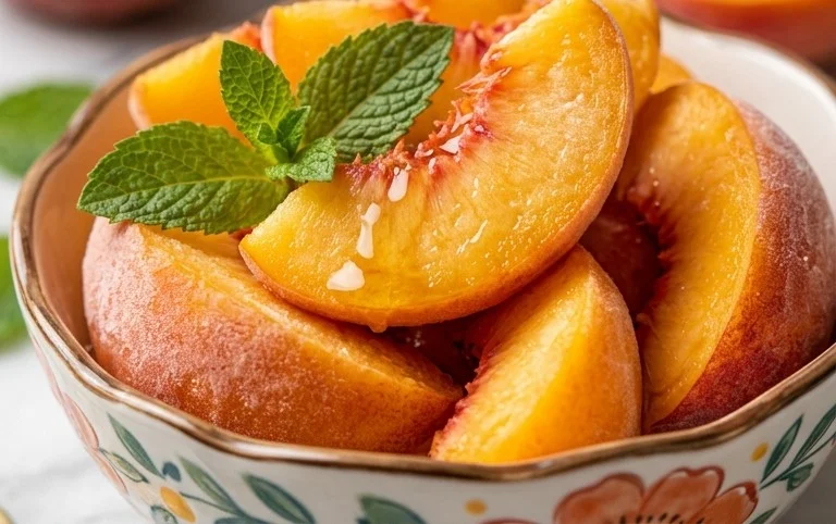 Freezing Peaches, How to Easily Freeze Peaches