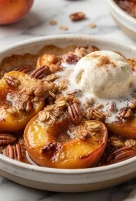 Cinnamon Sugar Baked Peaches