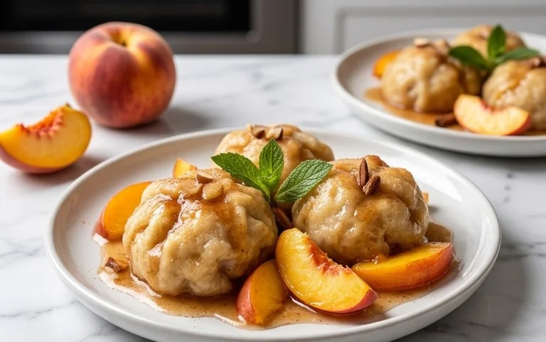 Peach Dumplings