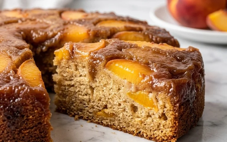 Brown Sugar Peach Cake