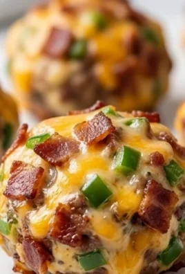 Beef Bacon Jalapeño Popper Cheese Balls