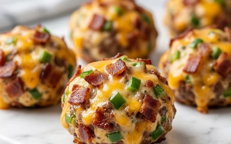 Beef Bacon Jalapeño Popper Cheese Balls