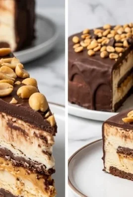 Buster Bar Ice Cream Cake