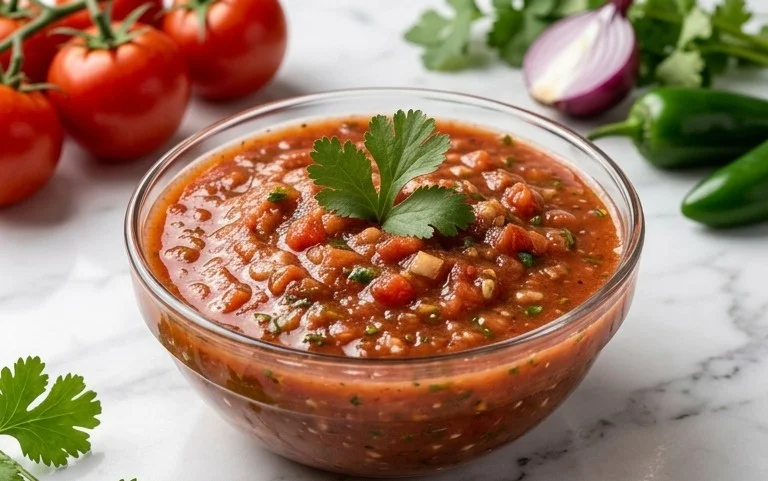 Blender Salsa (Restaurant Style Salsa)