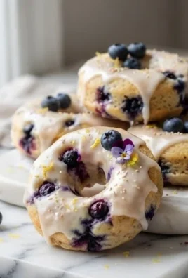 Blueberry Cake Donuts