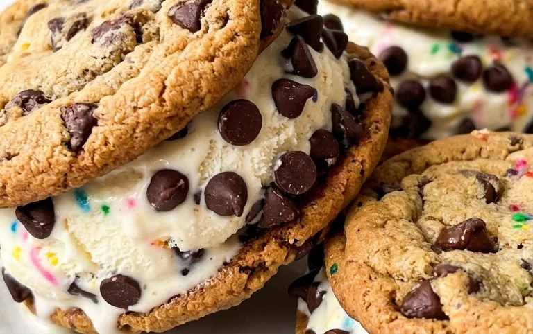 Cookie Ice Cream Sandwiches (Like a Chipwich!)