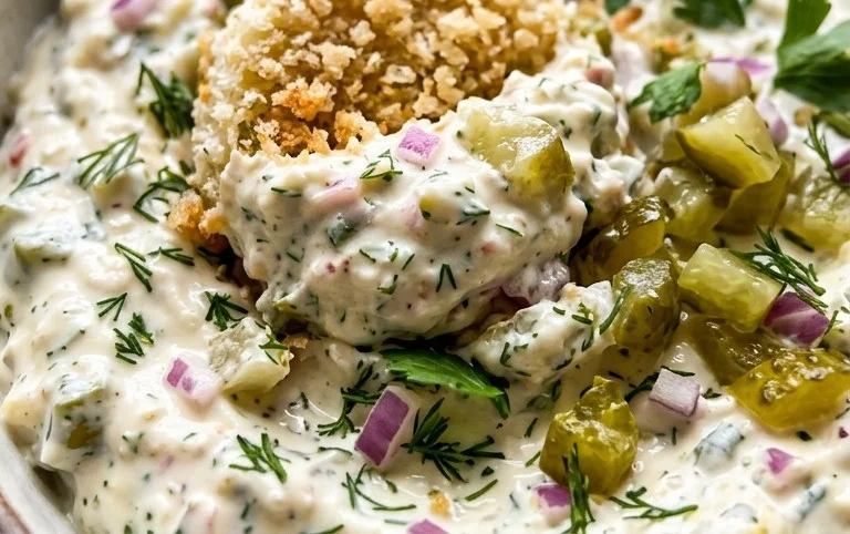 Easy Fried Pickle Dip (Dairy-Free Option)