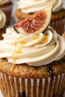 Fig Cupcakes with Honey Cream Cheese Frosting