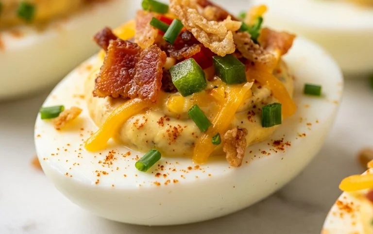 Jalapeno Popper Deviled Eggs