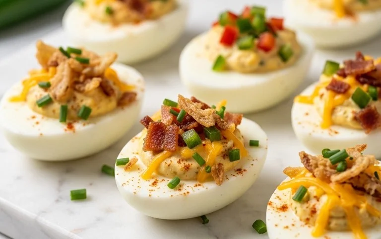Jalapeno Popper Deviled Eggs