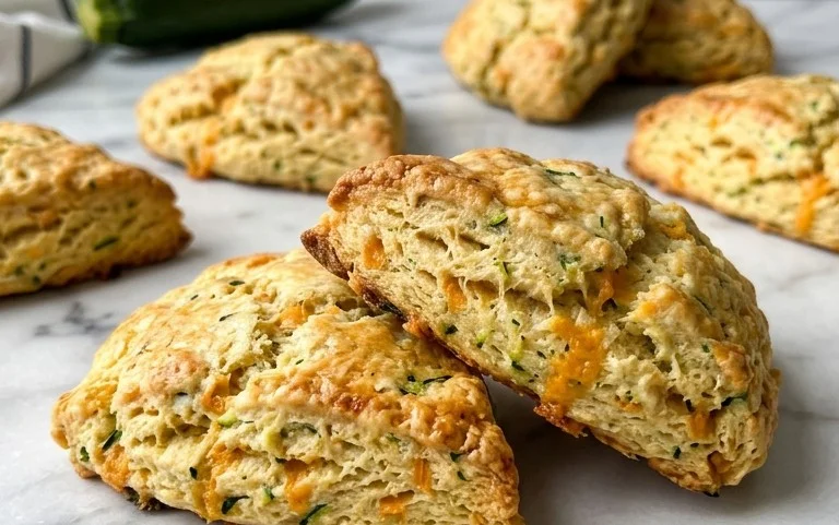 Zucchini Cheddar Scones