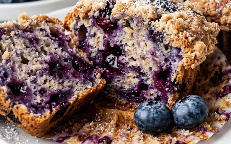 Homemade Blueberry Muffins