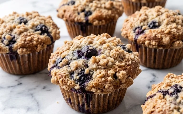 Homemade Blueberry Muffins