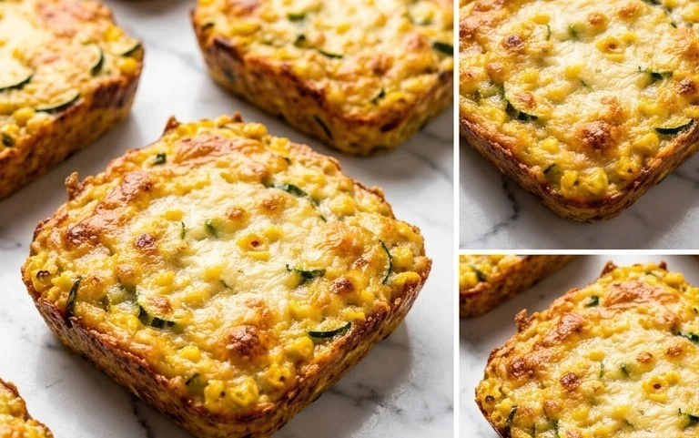 Zucchini Corn Parmesan Bake