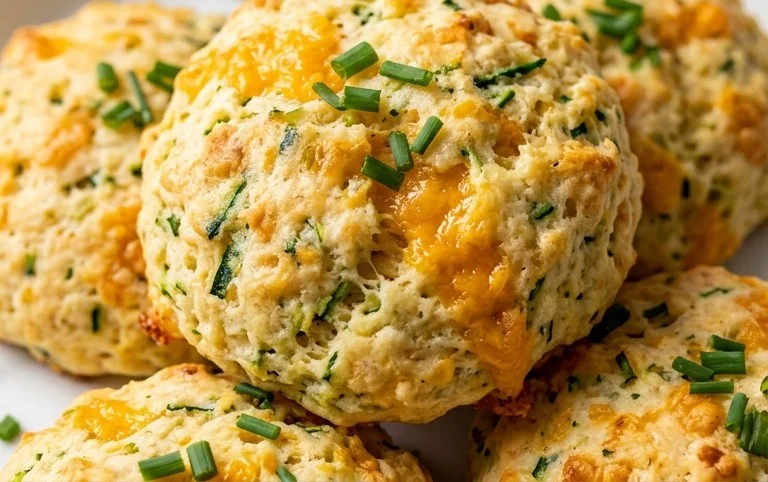 Zucchini Cheddar Biscuits