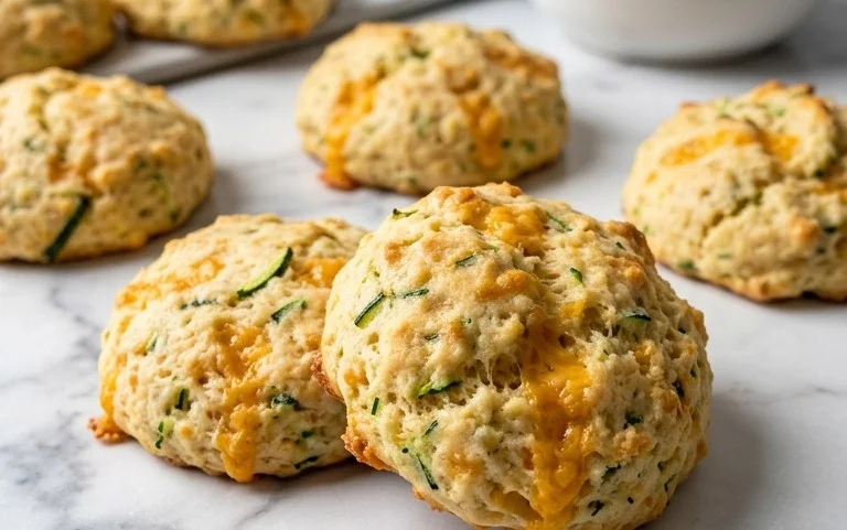 Zucchini Cheddar Biscuits