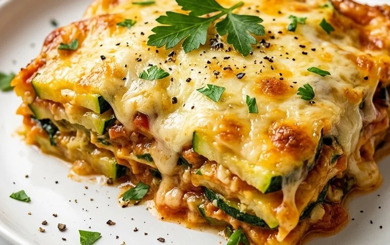 Cheesy Baked Zucchini Casserole
