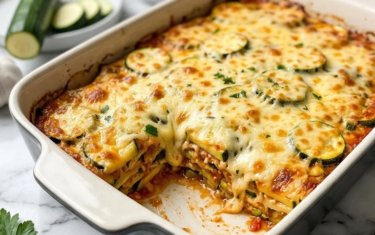 Cheesy Baked Zucchini Casserole