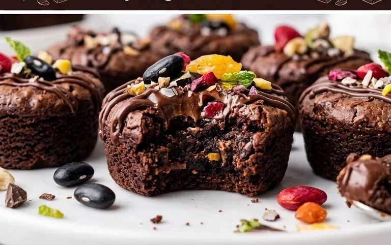 Chocolate Black Bean Brownie Bites
