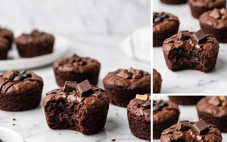 Chocolate Black Bean Brownie Bites