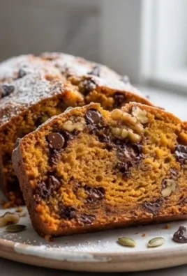 Pumpkin Chip Banana Bread