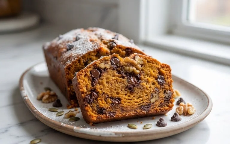 Pumpkin Chip Banana Bread