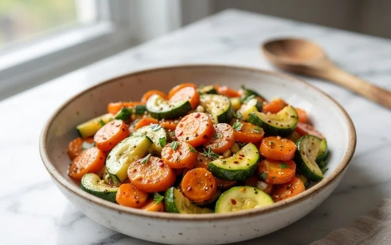 Sautéed Carrots and Zucchini