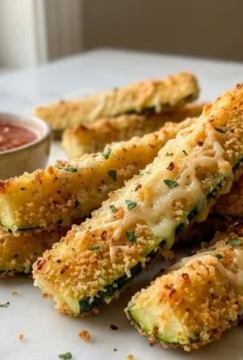Baked Zucchini Sticks (Oven or Air Fryer)