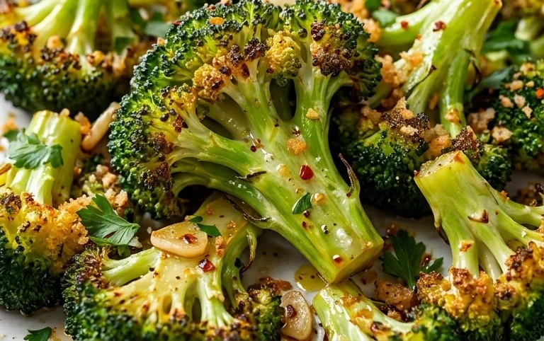 Oven Roasted Broccoli (Baked Broccoli)