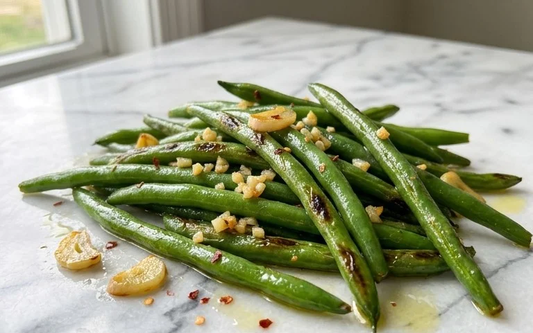 Sautéed Green Beans with Garlic