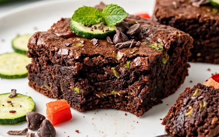 Secretly Healthy Zucchini Brownies