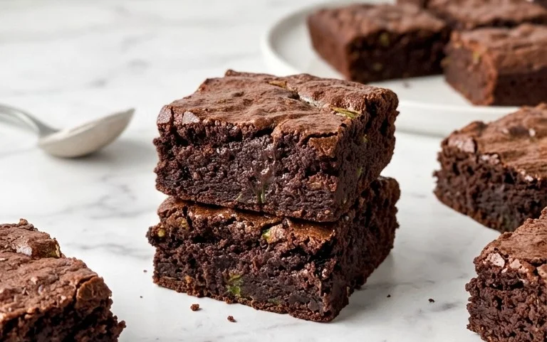 Secretly Healthy Zucchini Brownies