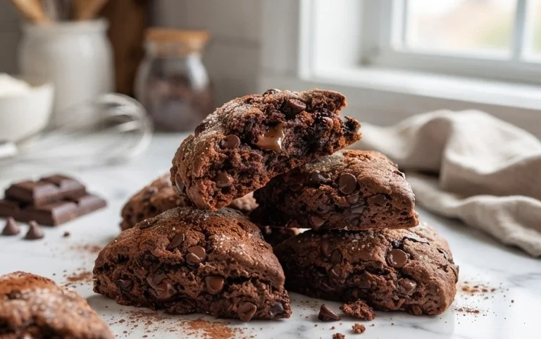 Triple Chocolate Scones