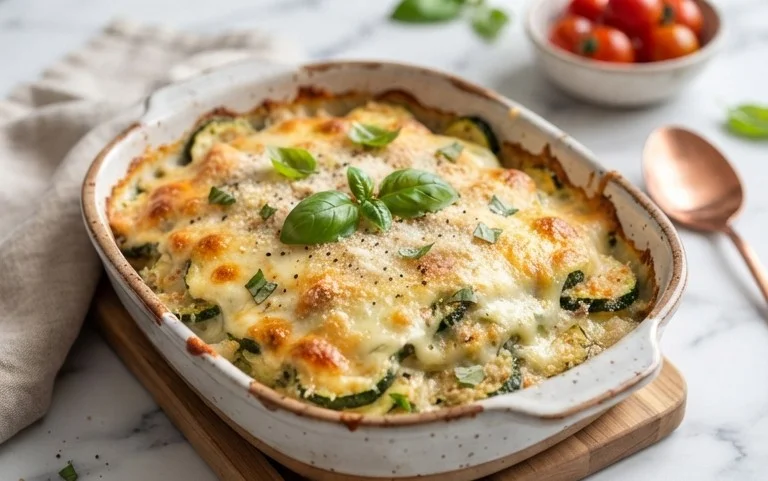 Three Cheese Zucchini Parmesan
