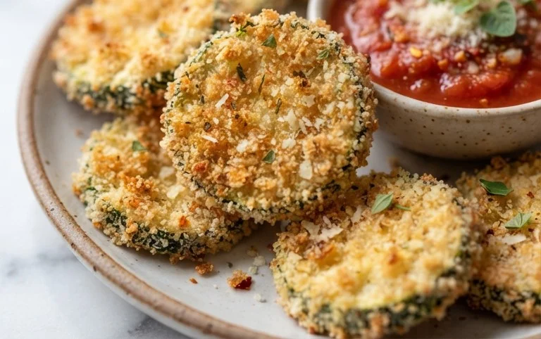 Crispy Baked Zucchini Chips