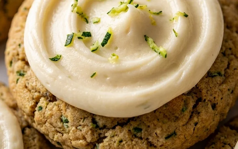 Zucchini Cookies with Cream Cheese Frosting