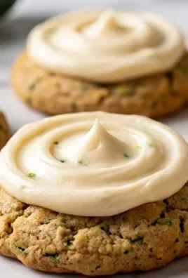 Zucchini Cookies with Cream Cheese Frosting